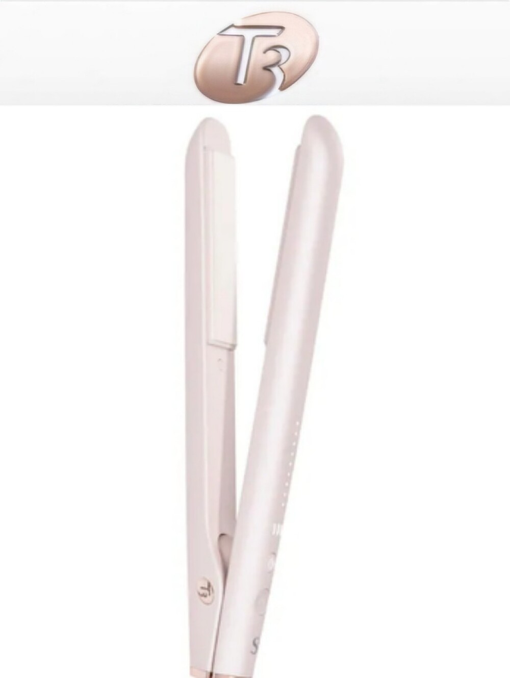 T3 SinglePass StyleMax Professional 1" Flat Iron w/Automated Heat- Satin Blush